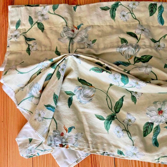 Waverly Curtain Valance Floral Daisy French Country Colonial Cottage 73 x 17 - Picture 1 of 5